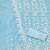 Women's sky blue unstitched heavy thread embroidery georgette dress material (cp9097sbl)