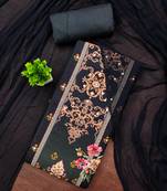 Women's multi print and mirror work rayon cotton dress material