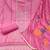 Women's pink unstitched heavy embroidery & digital print premium roman cotton dress material (msmfc11592d)