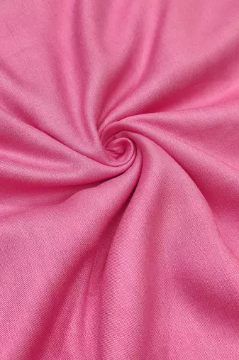 Women's pink heavy embroidery & digital print premium roman cotton dress material