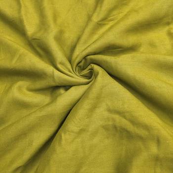 Women's green weaving & handwork simmer modal cotton dress material 3
