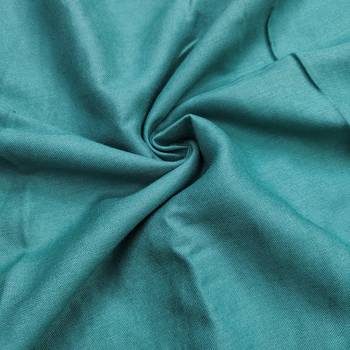 Women's blue weaving & handwork simmer modal cotton dress material 3