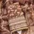 Women's brown print & embroidery simmer cotton silk dress material