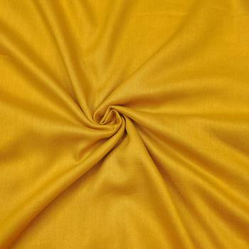 Women's mustard unstitched print & embroidery simmer cotton silk dress material (msmfc11594c) 3