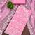 Women's baby pink unstitched heavy thread embroidery georgette dress material (cp9099bpk)