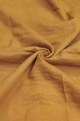 Women's mustard thread sequence & embroidery fandy silk dress material