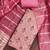 Women's pink unstitched thread sequence & embroidery fandy silk dress material (msmfc11596c)