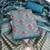 Women's blue unstitched thread sequence & embroidery fandy silk dress material (msmfc11596d)