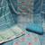 Women's blue unstitched thread sequence & embroidery fandy silk dress material (msmfc11596d)