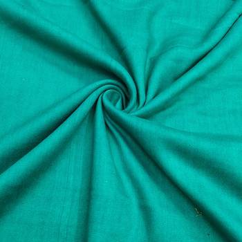 Women's sea green thread sequence & embroidery premium roman cotton dress material 3