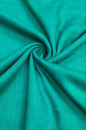 Women's sea green thread sequence & embroidery premium roman cotton dress material