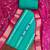 Women's sea green unstitched thread sequence & embroidery premium roman cotton dress material (msmfc11597a)