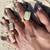 gold plated Green stone ring in sterling silver