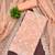 Women's peach unstitched heavy thread embroidery georgette dress material (cp9100pch)