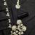 Women's black unstitched heavy thread embroidery cotton dress material (mt662blk)
