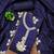 Women's blue unstitched heavy thread embroidery cotton dress material (mt662blu)