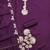 Women's purple unstitched heavy thread embroidery cotton dress material (mt662ppl)