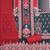 Women's multi unstitched designer print & mirror work rayon dress material (mt664red)