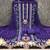 Women's multi unstitched designer print & mirror work rayon dress material (mt666blu)