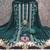 Women's multi unstitched designer print & mirror work rayon dress material (mt666grn)