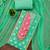 Women's multi unstitched designer print & mirror work rayon dress material (mt668grn)