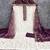 Women's white unstitched heavy zari embroidery georgette dress material (mt669ppl)