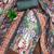 Women's multi unstitched print & daimond siroski work muslin cotton dress material (mt672dgy)