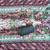 Women's multi unstitched print & daimond siroski work muslin cotton dress material (mt672ldr)