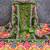 Women's green unstitched digital print & fancy border chinnon dress material (rnx5046grn)