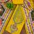 Women's yellow unstitched digital print & fancy border chinnon dress material (rnx5046ylw)