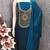Women's blue unstitched weaving thread sequence embroidery modal butti jacquard dress material (rnx5047blu)