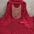 Women's maroon unstitched weaving thread sequence embroidery modal butti jacquard dress material (rnx5047mrn)