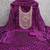 Women's purple unstitched weaving thread sequence embroidery modal butti jacquard dress material (rnx5047ppl)