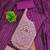Women's purple unstitched weaving thread sequence embroidery modal butti jacquard dress material (rnx5047ppl)