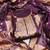 Women's purple unstitched weaving and fancy border organza jacquard dress material (rnx5048ppl)
