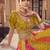 MULTY COLOUR TISSUE ORGANZA BEADS HAND WORK LEHENGA CHOLI FOR FESTIVE