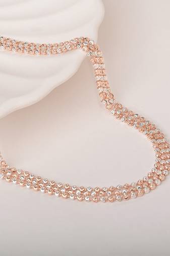 Dual-tone beaded chain