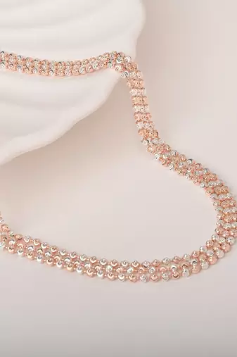 Dual-tone beaded chain