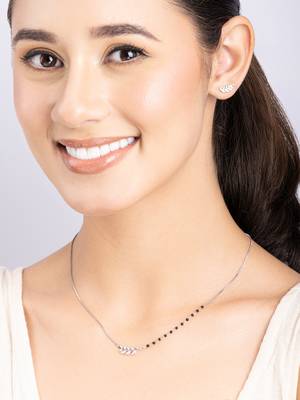 Beads and leaf necklace set 2