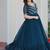 Rama faux blooming anarkali gown with sequins multithread beads embroidery, stitched long dress for women