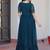 Rama faux blooming anarkali gown with sequins multithread beads embroidery, stitched long dress for women