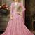Georgette And Net Semi Stitched Party Gown Anarkali