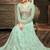 Georgette And Net Semi Stitched Party Gown Anarkali