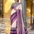 Lightweight Elegance Printed Poly Cotton Saree with Traditional Zari Weaving