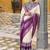 Lightweight Elegance Printed Poly Cotton Saree with Traditional Zari Weaving