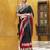 Lightweight Elegance Printed Poly Cotton Saree with Traditional Zari Weaving