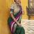 Lightweight Elegance Printed Poly Cotton Saree with Traditional Zari Weaving