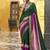 Lightweight Elegance Printed Poly Cotton Saree with Traditional Zari Weaving