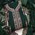 Women's green unstitched heavy thread embroidered georgette dress material