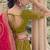 elephant boarder beads work lehenga for wedding